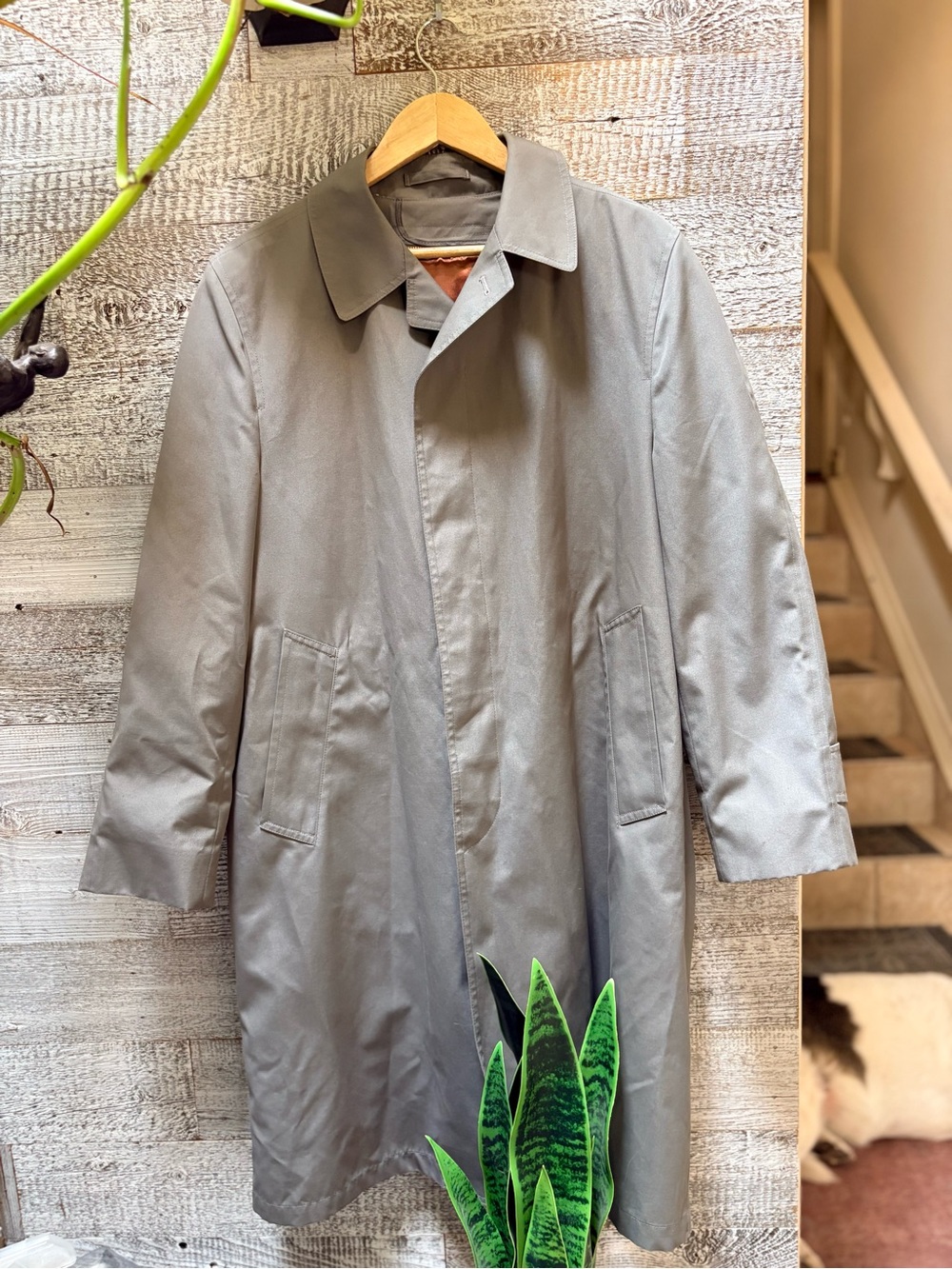 London Fog | Vintage Maincoats Zip Liner Trench Coat Canada - Men's M/38R, Gray